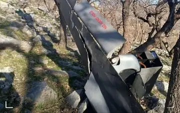 انهدام پهپاد هرمس ۹۰۰ در شهرستان اندیکا