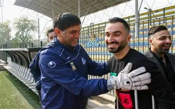 آفتابی شدن دو ستاره مصدوم استقلال در تمرین 