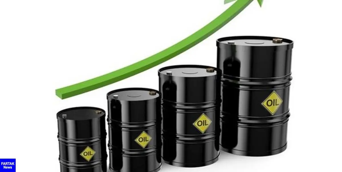 قیمت نفت به بالاترین رقم یک ماه گذشته رسید