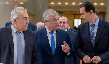 دیدار هیأت روس با رئیس جمهوری سوریه در دمشق