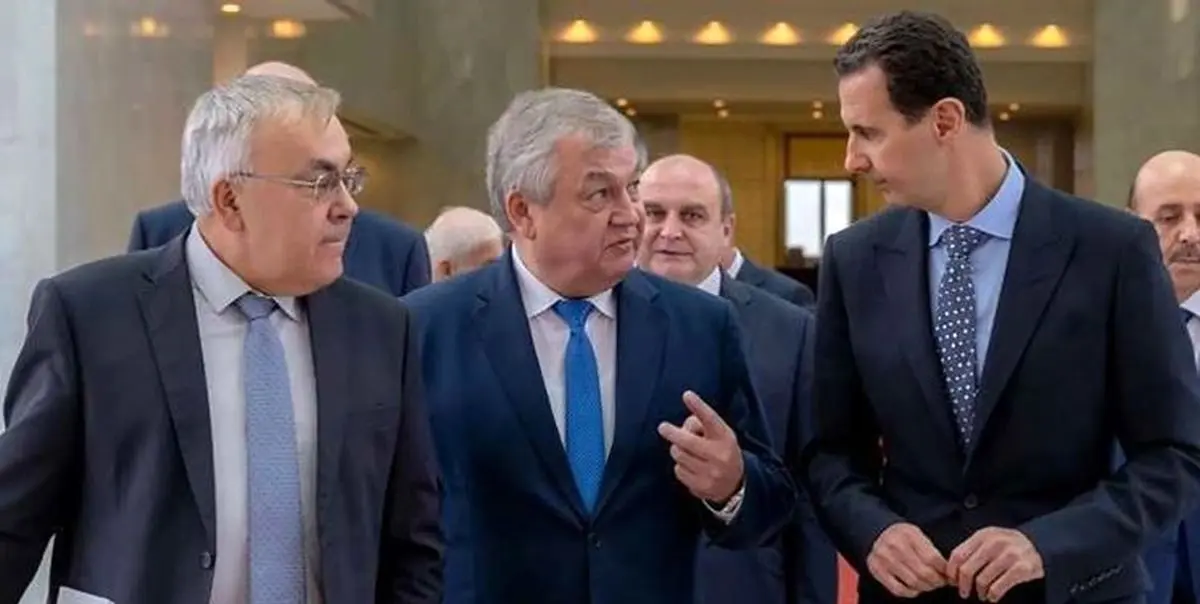 دیدار هیأت روس با رئیس جمهوری سوریه در دمشق