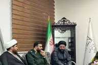 گزارش تصویری | نشست مشترک فرمانده سپاه و رئیس اوقاف شهرستان قدس در امامزاده حضرتین
