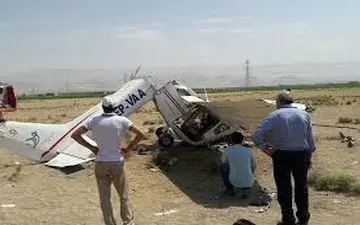 سقوط هواپیما در هشتگرد