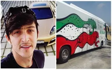 حاشیه جدید اتوبوس معروف تیم ملی ! / ایندفعه سردار آزمون در اتوبوس تیم ملی حاشیه ساز شد + ویدئو