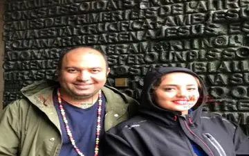 تصاویری از تیپ و ژست علی اوجی و نرگس محمدی در اسپانیا (عکس)