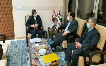 دیدار معاون عمرانی استاندار ایلام با معاون وزیر و رییس سازمان شهرداری ها و دهیاری های کشور