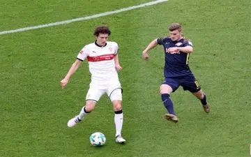 تساوی اشتوتگارت و لایپزیگ در  هفته بیست‌وششم بوندس‌لیگای آلمان