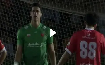 سیو تماشایی نیازمند که مانع گلزنی فولاد شد + ویدئو