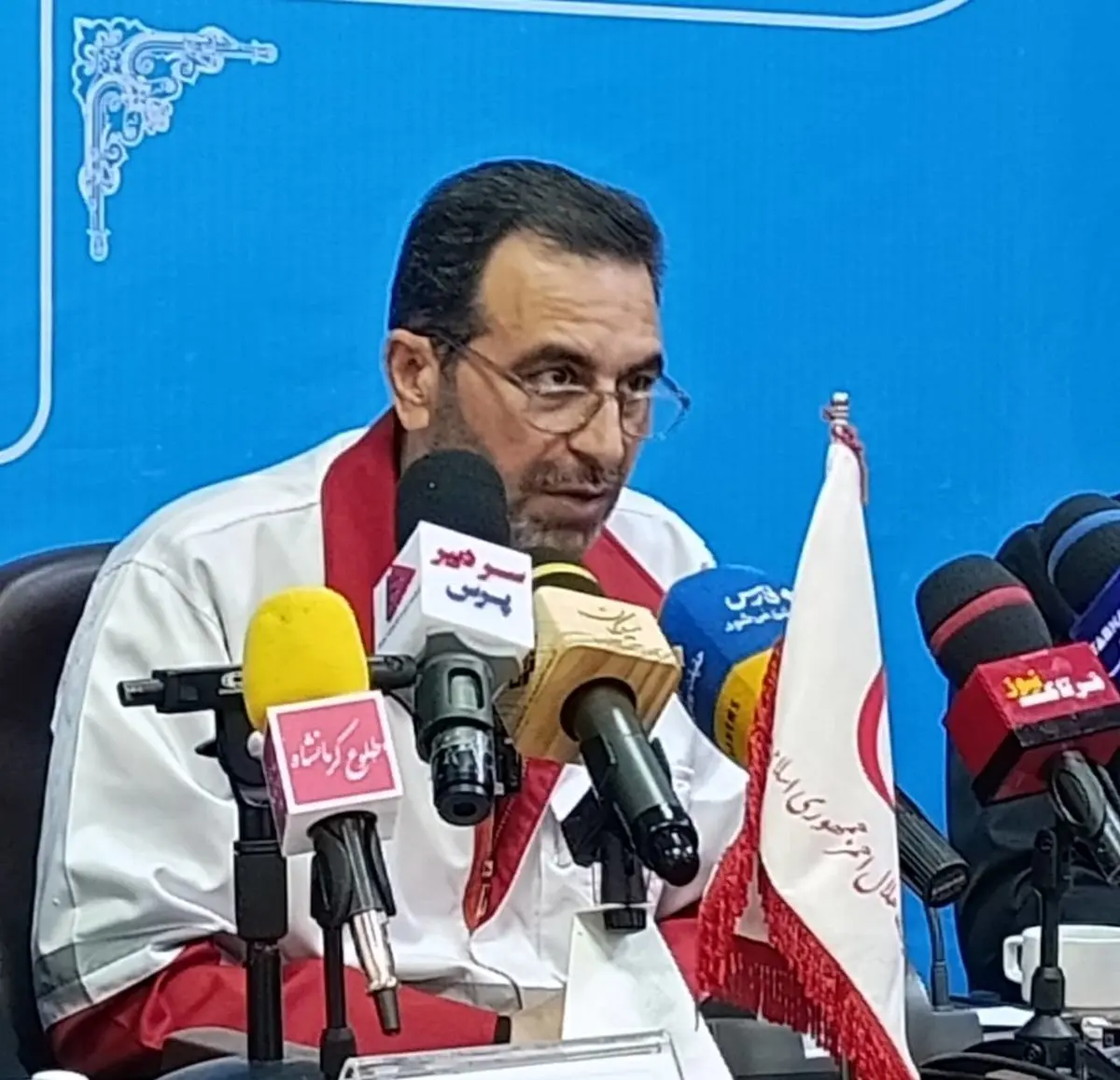 انجام ۵۲ عملیات امدادی توسط ۳۸۸ نیروی هلالاحمر کرمانشاه در جریان جنگ ۱۲ روزه