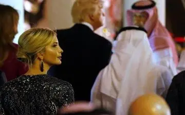 ببینید/ وقتی شاهزاده سعودی با دختر ترامپ احساس صمیمیت می‌کند!