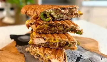 طرز تهیه  پنینی مرغ | بچه ها عاشق این غذا هستن!