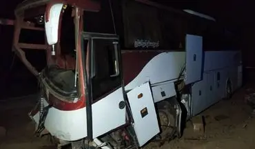 اتوبوس مسافربری تهران دچار حادثه شد