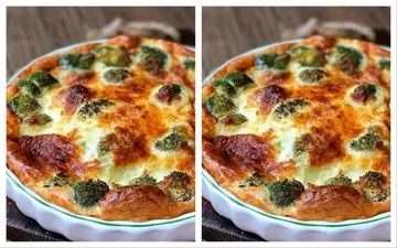 طرز تهیه کیش کلم بروکلی؛ غذای خوشمزه و سالم با پنیر پیتزا