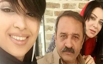 عکس خانوادگی از علی اوسیوند و حمیرا ریاضی