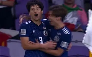 گل سوم ژاپن به ایران + فیلم