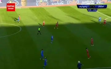 گل اول استقلال به پرسپولیس + فیلم