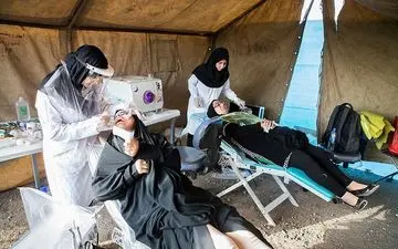 دانشجویان جهادگر علوم پزشکی کرمانشاه به مناطق زلزله‌زده سرپل‌ذهاب اعزام شدند