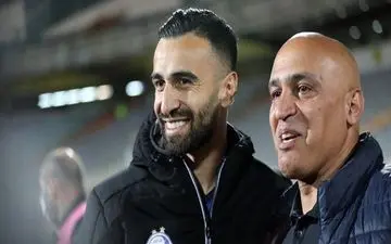 حاشیه بازی استقلال و نفت آبادان| استقبال گرم استقلالی ها از منصوریان/ مجیدی ها روی سکو+تصاویر