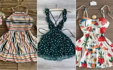 استایلی راحت و دخترانه با پیراهن چین دار کوتاه + ایده‌های جذاب ست کردن
