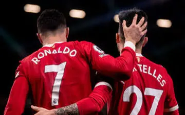 مدافع برزیلی منچستر هم‌بازی رونالدو شد