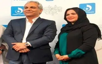 مهران مدیری پس از کنسرت کنار بازیگر زن