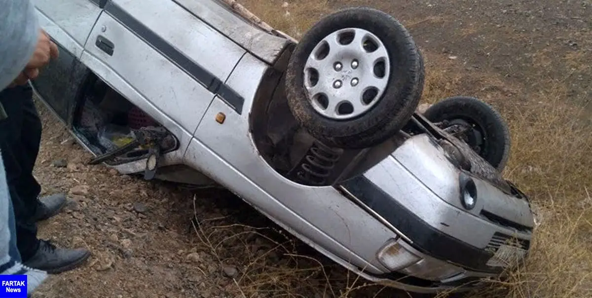 مرگ راننده پژو ۴۰۵ بر اثر محبوس شدن در ماشینِ شعله‌ور