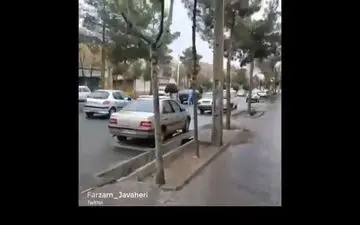 فیلم/ لحظه فرار بیمار مبتلا به کرونا از بیمارستانی در "سبزوار"