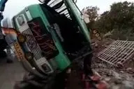 حادثه در جاده ساری – دودانگه؛ ۸ نفر در انحراف مینی‌بوس مصدوم شدند