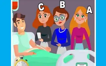 بگو ببینم همسر واقعی این مرد کیست؟ هوش خودت رو بسنج!