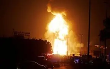 آتش‌سوزی در فرودگاه بغداد