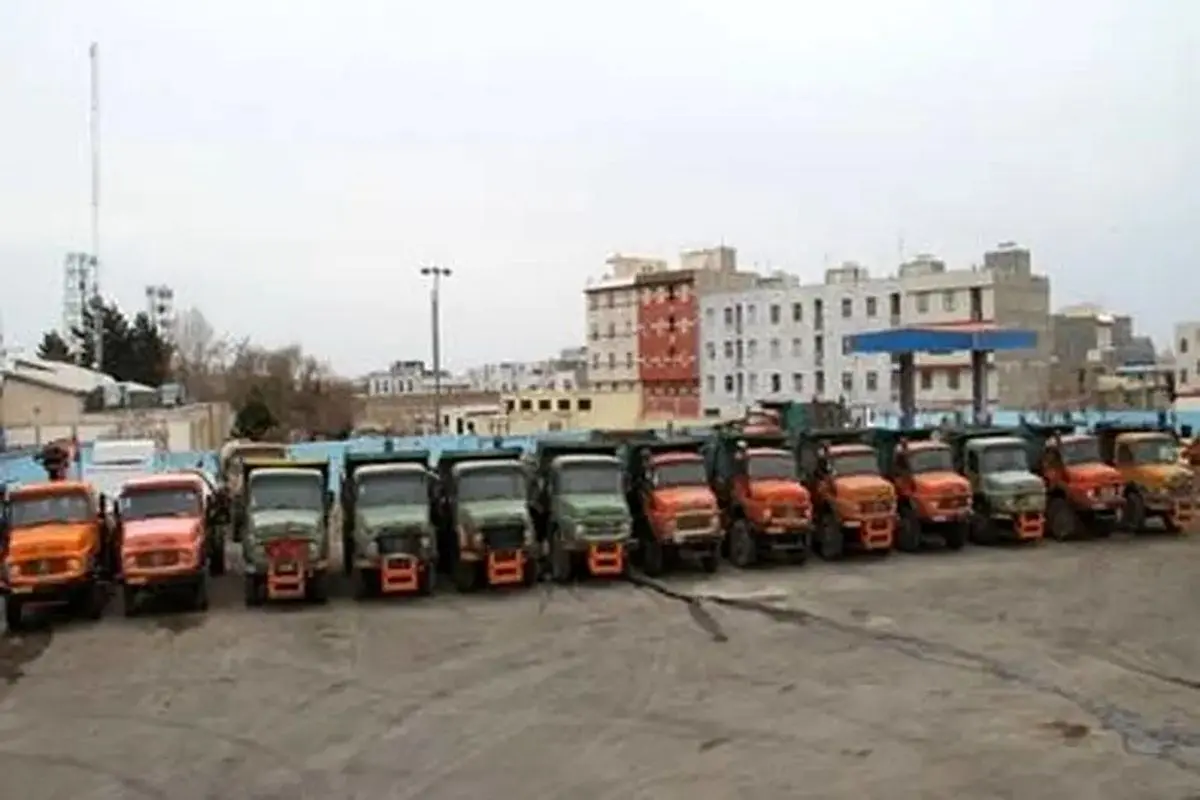 ‍ بسیج بیش از ۱۷۰ دستگاه ماشین‌آلات شهرداری کرمانشاه برای مدیریت بارندگی‌های هفته جاری