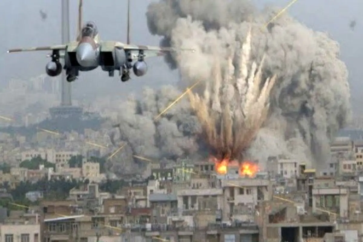 حمله هوایی ائتلاف متجاوز سعودی به مناطق مرزی یمن