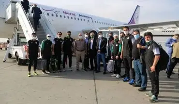 تیم فوتبال ذوب آهن، وارد  مشهد مقدس شد 