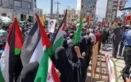 راهپیمایی روز قدس در ایلام و ۳۵ نقطه استان برگزار شد