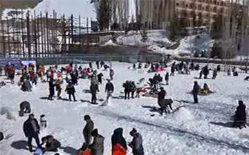 پیست بین‌المللی دیزین، میزبان جشنواره آدم برفی + فیلم