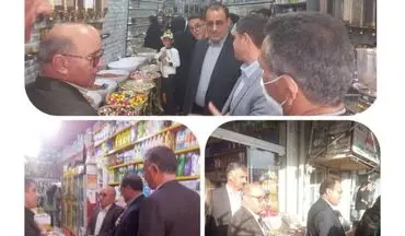بازدید فرماندار  شهرستان چرداول از بازار سرابله