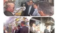 بازدید فرماندار  شهرستان چرداول از بازار سرابله