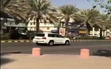 شلیک موشک از یمن به ریاض + فیلم