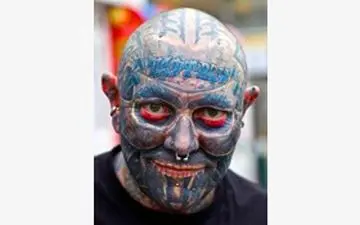 سرنوشت تلخ مردی که همه بدنش را تتو کرده است+تصاویر