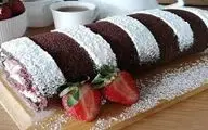طرز تهیه رولت توت فرنگی| خیلی عالیه!