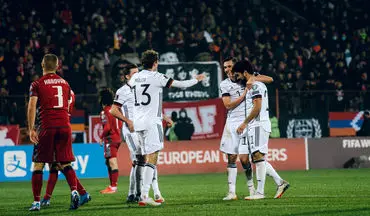 پیروزی آسان آلمان‌ها؛ رقابت نزدیک رومانی و مقدونیه برای سفر به قطر