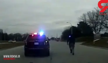 تعقیب و گریز پلیس با راننده زن که دیوانه بود+فیلم 
