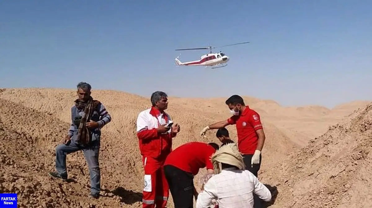 جوان دره شهری از حادثه سقوط در ارتفاعات روستای شیخ مکان نجات یافت