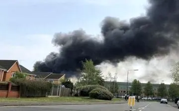 مرگ تلخ 2 آتش نشان در انفجار بزرگ پایگاه نیروی هوایی