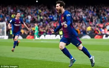 بارسلونا ۱-۰ اتلتیکو/طوفان لیونل مسی در نیوکمپ