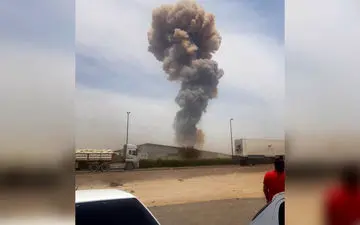 انفجار در اسکله شهید رجایی بندرعباس + ویدئو