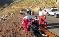 عملیات 7 ساعته برای نجات 5 نفر از سقوط خودرو در توسکستان