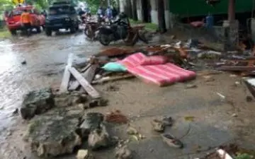 لحظه وحشتناک وقوع سونامی هنگام اجرای کنسرت! +فیلم 