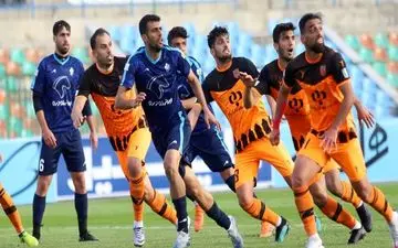 پایان نیمه اول|توقف خانگی مس رفسنجان مقابل پیکان