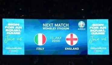 انگلیس به ایتالیا دو دقیقه هم زمان نداد! (عکس)